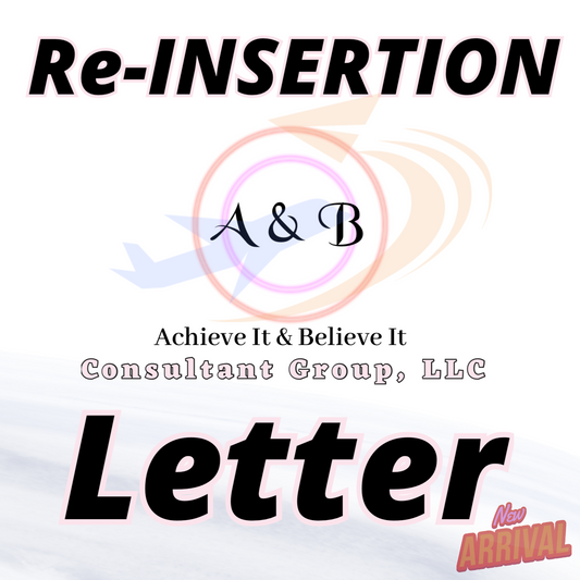 Re-Insertion Letter