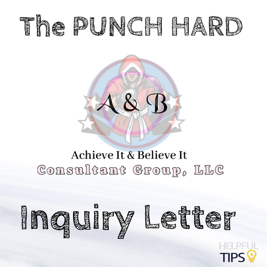 Punch Hard Inquiry Letter