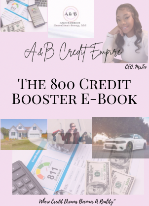 The 800 Credit Booster Ebook